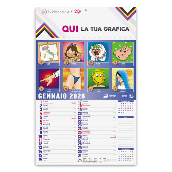 Calendario Illustrato CABALA