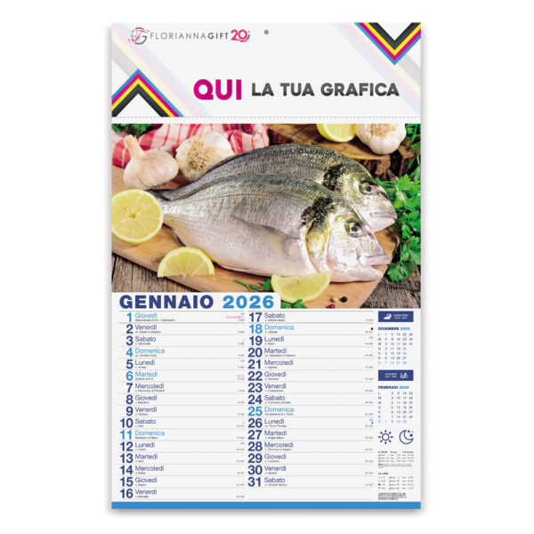 Calendario Illustrato PESCE