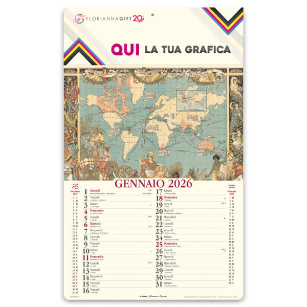 Calendario ANTICHE MAPPE