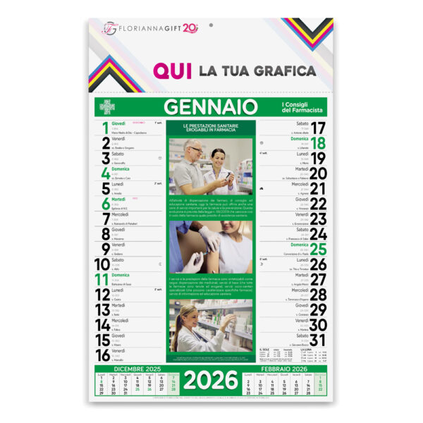 Calendario Illustrato FARMACIA