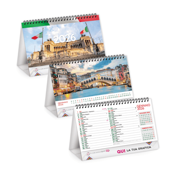 Calendario da tavolo CITTA' D'ITALIA