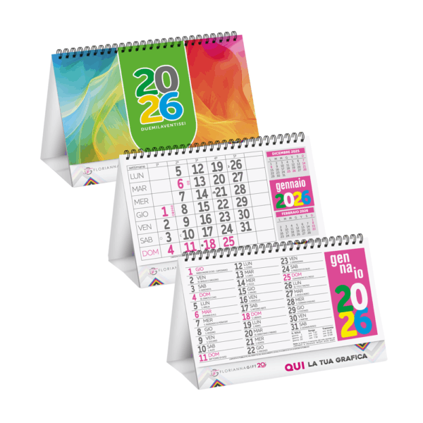 Calendario da tavolo FLUO