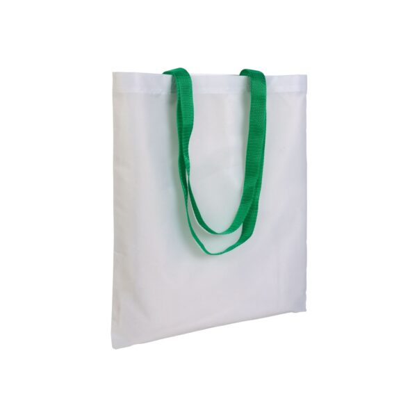 Shopper bianco in poliestere