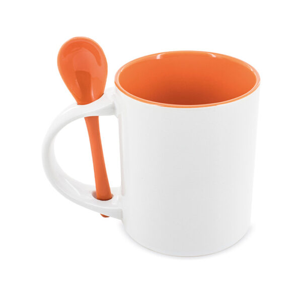 Tazza in ceramica con cucchiaio "Neiva"