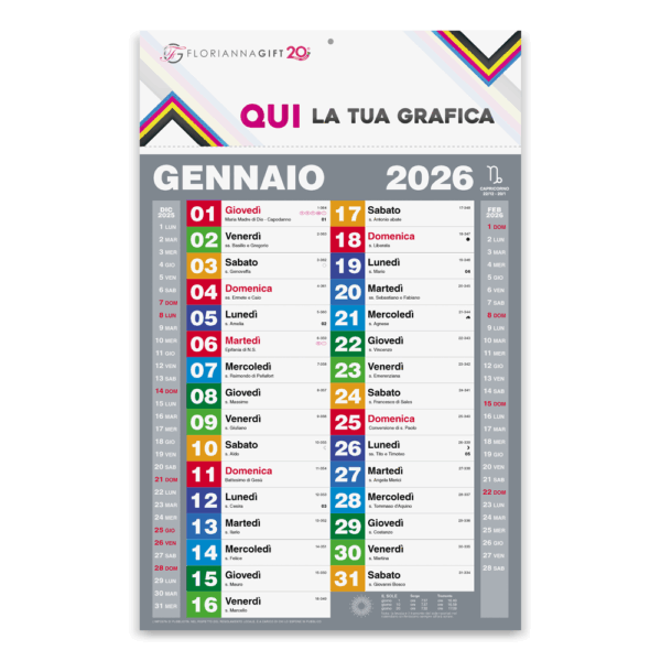 Calendario Olandese BLOCK
