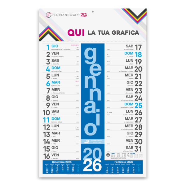 Calendario Olandese COLORS