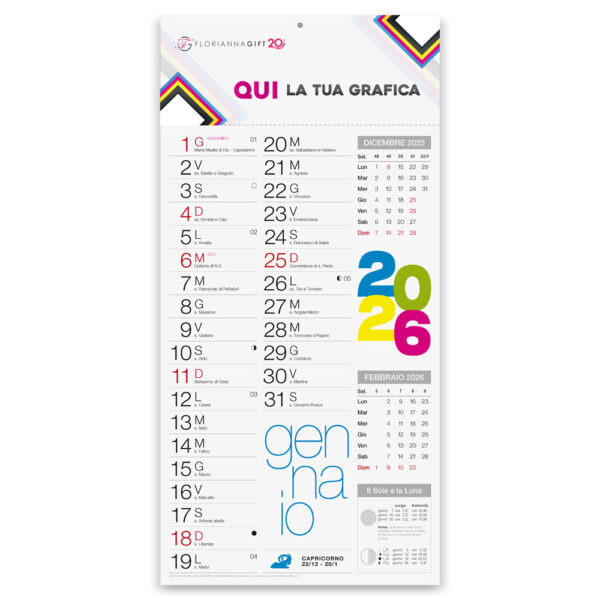 Calendario SHADED MODERNO