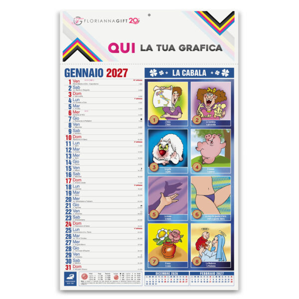 Calendario Illustrato CABALA