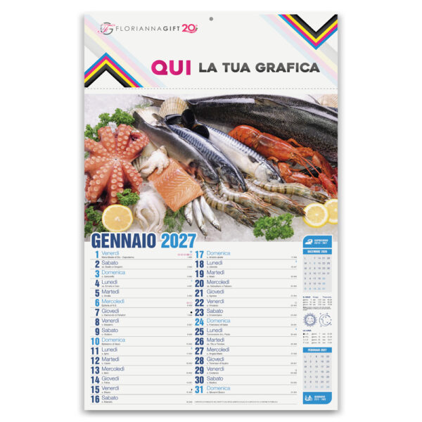 Calendario Illustrato PESCE