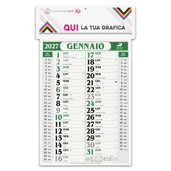 Calendario Olandese PASSAFOGLIO
