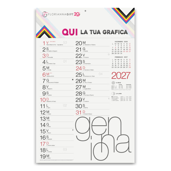 Calendario Olandese MODERNO