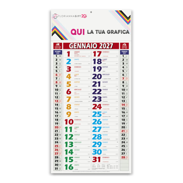 Calendario Olandese SHADED color