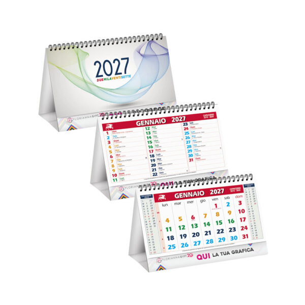 Calendario da tavolo MULTICOLOR