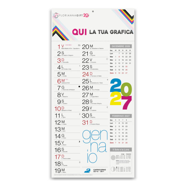 Calendario SHADED MODERNO