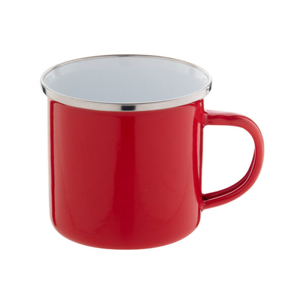 Tazza Vintage in metallo smaltato