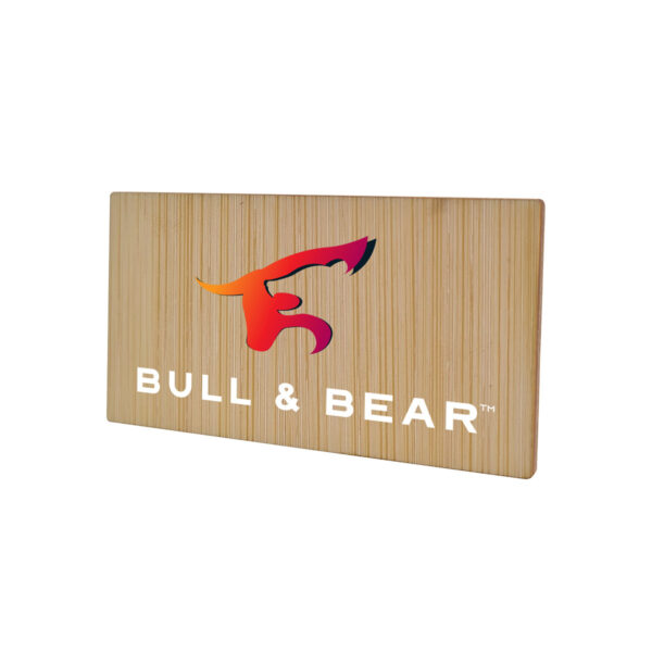 Badge portanome in bambù