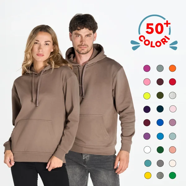 Felpa Unisex con cappuccio Kangaroo