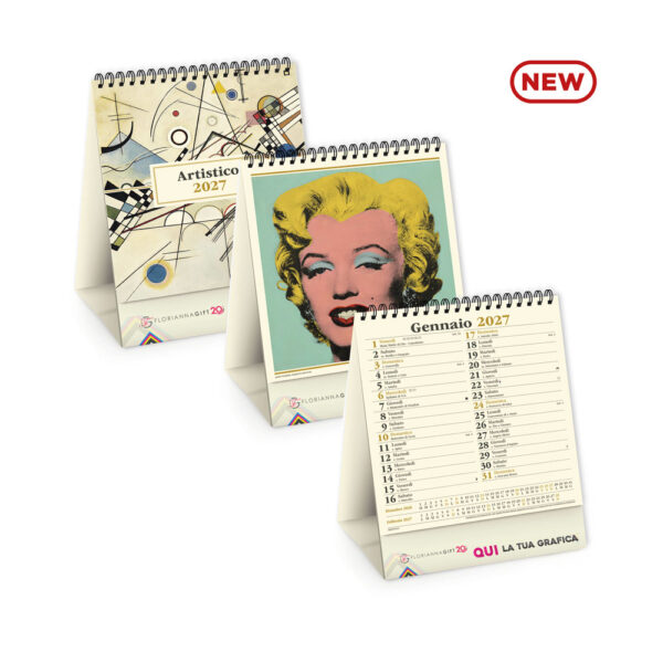 Calendario da tavolo Artistico