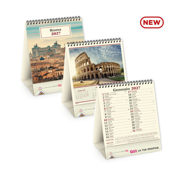 Calendario da tavolo Roma