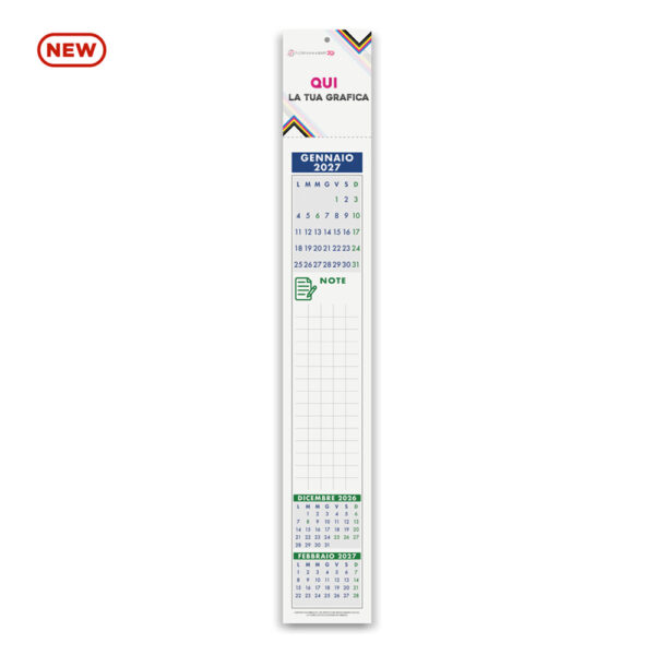 Calendario Silhouette MULTICOLOR SLIM