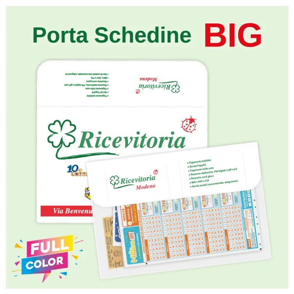 Porta schedine BIG Full Color