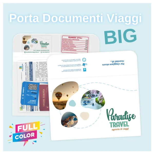 Porta documenti viaggi BIG Full Color